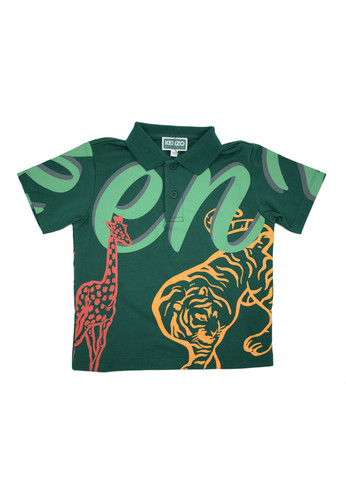 kenzo kids polo verde iconica bambino a.jpg