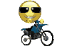dirt bike smiley emoticon unscreen.gif