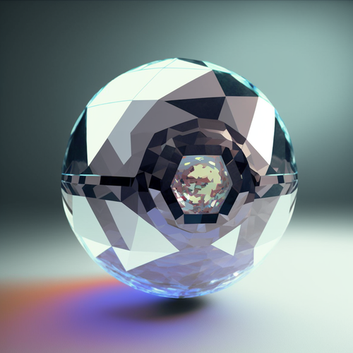 Tate crystal faceted pokeball digital art reflections. 784ce1ba d872 4d61 995e f57a03971610.png