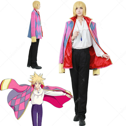Men Howl Cosplay Costume including Jewelry Necklace Anime Men Clothes halloween costume.jpg Q90.jpg .jpg