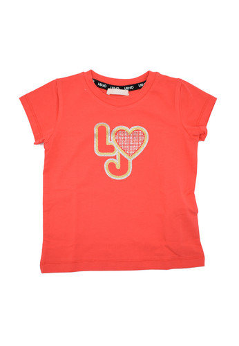 liu jo baby t shirt rossa logo bimba a.jpg