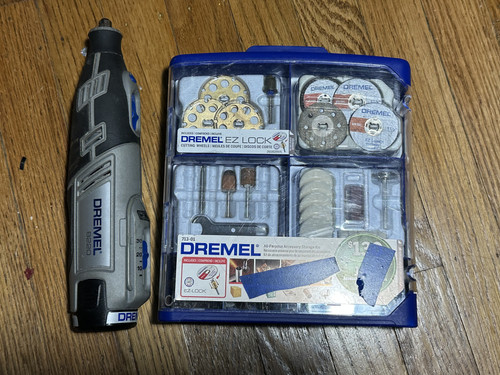 Dremel Kit everyone should own, corded or cordless EZ lock means no more exploding disks No Data