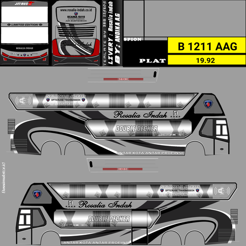 Livery Bussid Rosalia Indah Silver SDD.png
