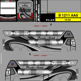 Livery Bussid Rosalia Indah Silver SDD