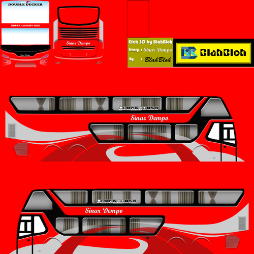 Livery Bussid Sinar Dempo SDD