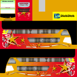 Livery Bussid Sempati Star merah SDD