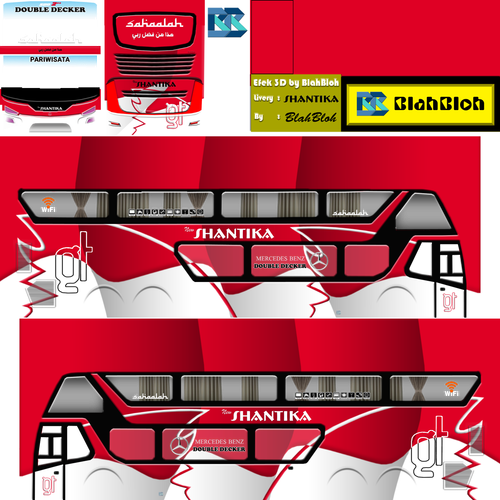 Livery Bussid Shantika SDD.png