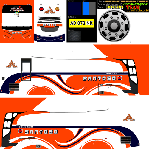 Livery Bussid SANTOSO HD.png