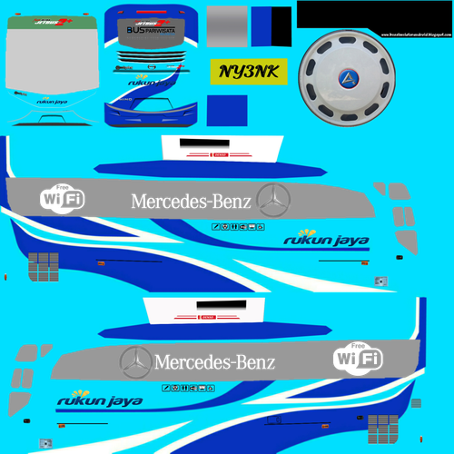 Livery Bussid Rukun jaya HD.png