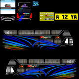 Livery Bussid Bejeu Biru SDD