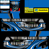 Livery Bussid Haryanto Biru SDD