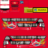 Livery Bussid Gunung Harta Merah SDD