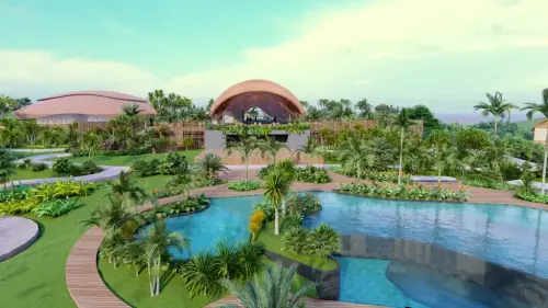 Anantara Mamucabo Bahia Resort pool and gardens rendering.webp