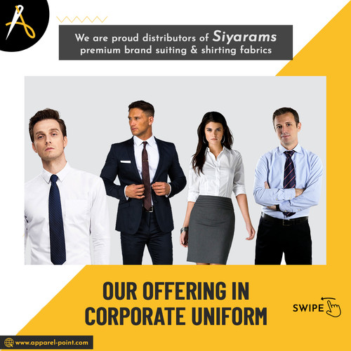 Apparel Point is a top corporate uniform supplier based in the UAE. They offer a comprehensive range of uniform solutions for businesses operating in a variety of industries. From stylish and professional designs to functional and comfortable options, we provide everything you need to ensure your team looks and feels their best. With a commitment to excellence and customer satisfaction, We are the ideal choice for your best corporate uniform needs.

To Know More Visit:
https://www.apparel-point.com/corporate/