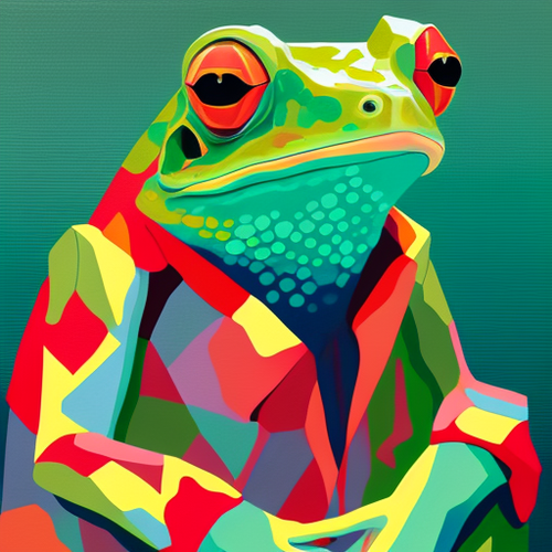 GoatHeed Matsumoto Hoji frog painting in David Hockney multicol 64924d5c 4381 4ca9 be52 71711abd732a.png