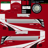 Livery Bussid Agra mas HD