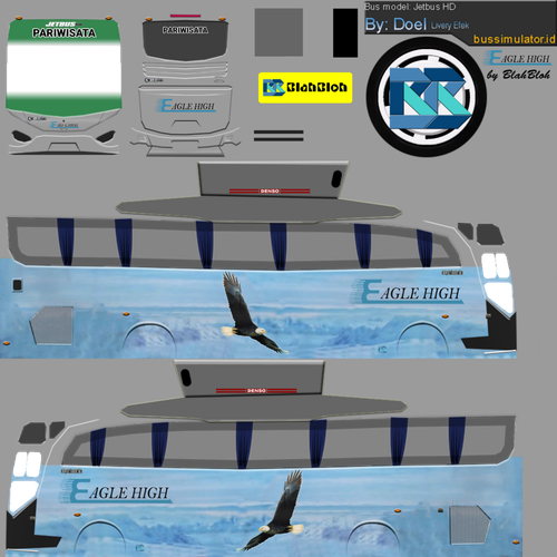 Livery Bussid Eagle High HD.png