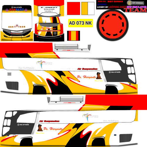 Livery Bussid Haryanto HD Evonext.png