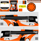 Livery Bussid Haryanto oren HD