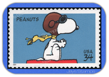 2001 SNOOPY Flying Ace Red Baron PEANUTS Comic Strip MINT Single Album Ready
