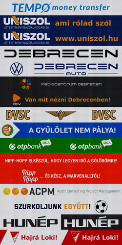Debreceni VSC 2022 23 Reklámtábla LED