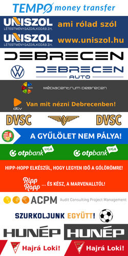 Debreceni VSC 2022 23 Reklámtábla