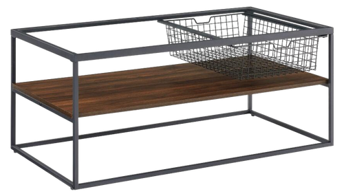 Coffee Table with Glass Top and Mesh Drawer 2.png