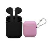 Black earbud with Pink