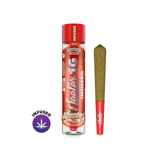 JEETER STRAWBERRY SOUR DIESEL 1 G INFUSED PREROLL.jpg