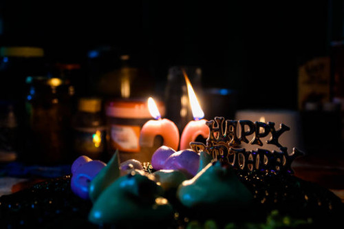 Surprise birthday party celebration decoration. Celebrate your valentine happy birth day. Homemade d.jpg