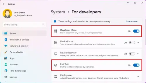 winodws 11 enable end task taskbar hero.webp