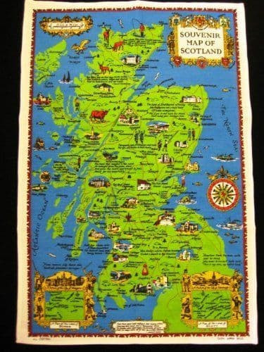 glen appin cotton souvenir map tea towel brand new 3114 p.jpg