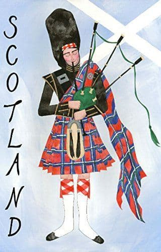glen appin cotton saltire piper tea towel brand new 3125 p.jpg