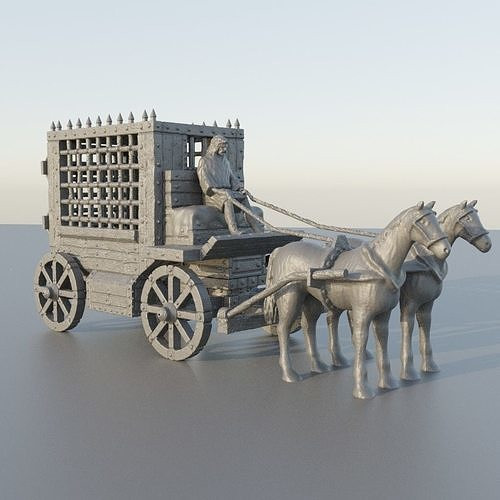 medieval prisoner carriage tabletop terrain 28 mm 3d model stl.jpg
