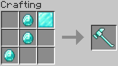 Diamond Hammer Crafting Recipe