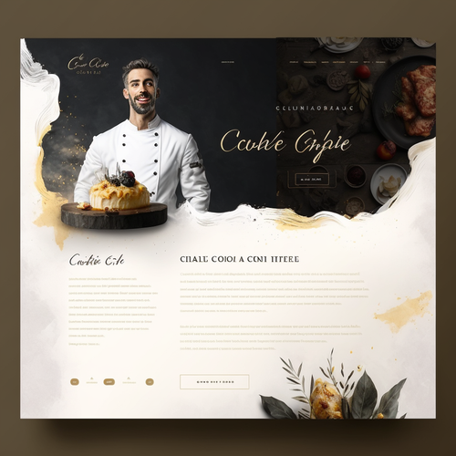 shon gee beautiful artistic private chef landing page design ui d1b79632 011f 40d8 97b9 fba61552f803.png