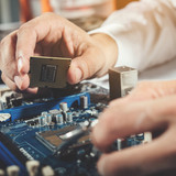 technician repairing computer computer hardware repairing upgrade technology