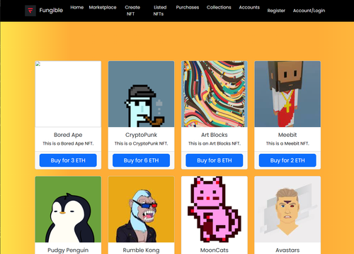 nftmarketplace yellow