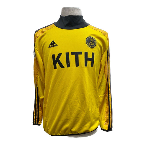 100% Authentic KITH x Adidas Logo Print Soccer Jersey Men's Shirt Size Medium 01.jpg