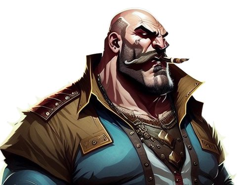 a large man is bald wearing denim he has a cigar 1602782330 I3HuNAJQv5O9 sd dreamlike diffusion 1 0 .png