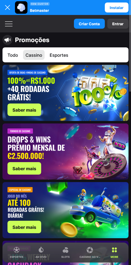  Betmaster Casino Revisão