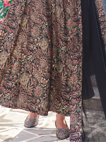 printed flared black rayon long kurti with dupatta (2).jpg