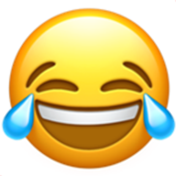 face with tears of joy