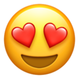 smiling face with heart eyes