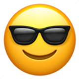 smiling face with sunglasses