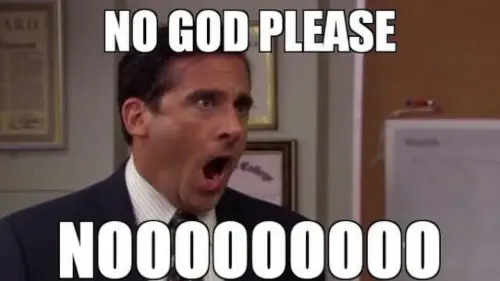 No God Please No