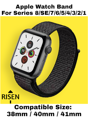black nylon loop strap for apple watch band 44 variants 20.png