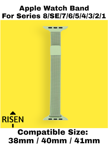 8 mint green slim magnetic loop for apple watch 8 7 b variants 7.png