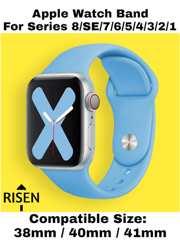 Cornflower silicone strap for apple watch band 45 mm variants 47.png