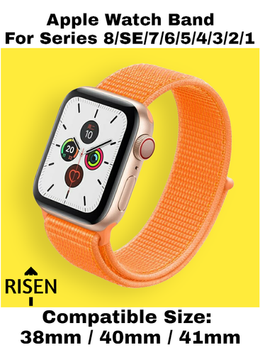 papaya nylon loop strap for apple watch band 44 variants 33.png